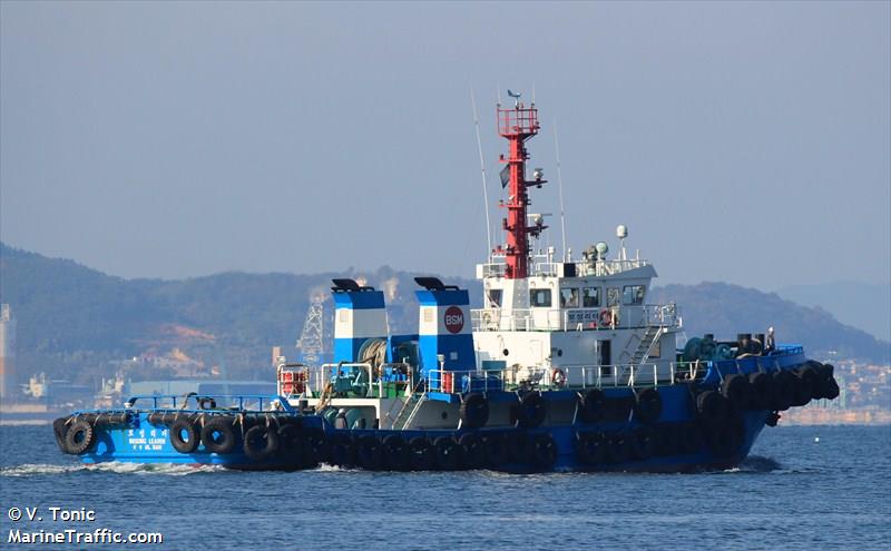 jaewon 9 (Pusher Tug) - IMO 8806228, MMSI 441797000, Call Sign 6KCA4 under the flag of Korea