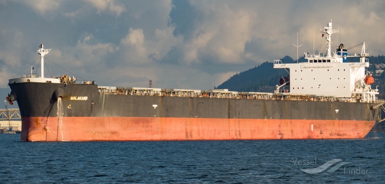 malakand (Bulk Carrier) - IMO 9304198, MMSI 463041101, Call Sign AQQF under the flag of Pakistan