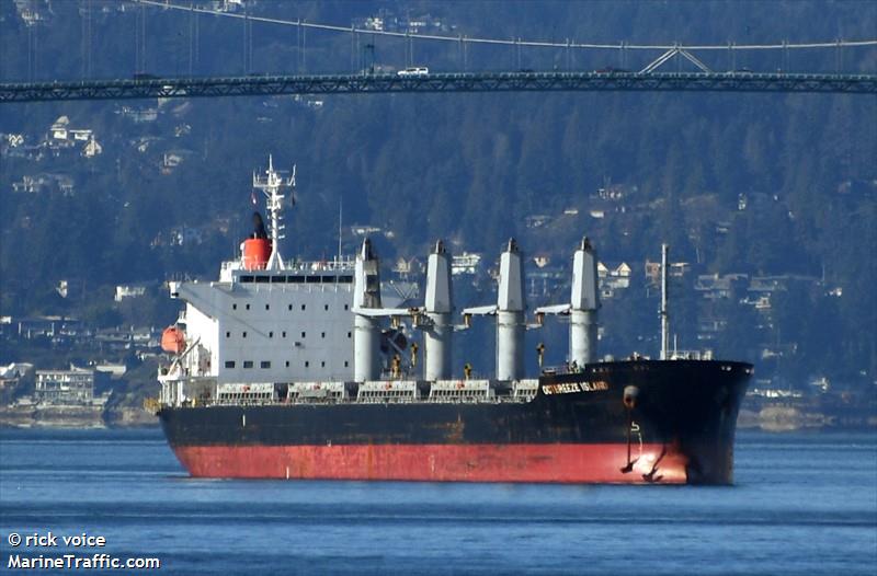 octbreeze island (Bulk Carrier) - IMO 9597587, MMSI 477535900, Call Sign VRJJ7 under the flag of Hong Kong