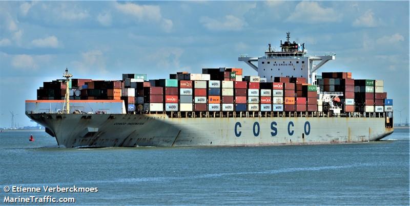 cosco indonesia (Container Ship) - IMO 9448786, MMSI 477831200, Call Sign VRHE3 under the flag of Hong Kong