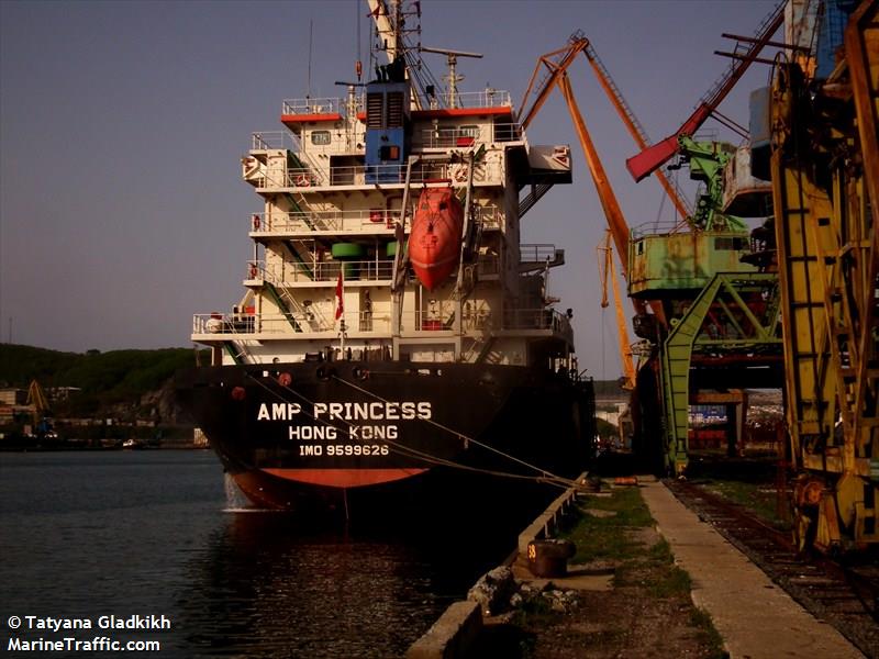 amp princess (General Cargo Ship) - IMO 9599626, MMSI 477866500, Call Sign VRHZ3 under the flag of Hong Kong