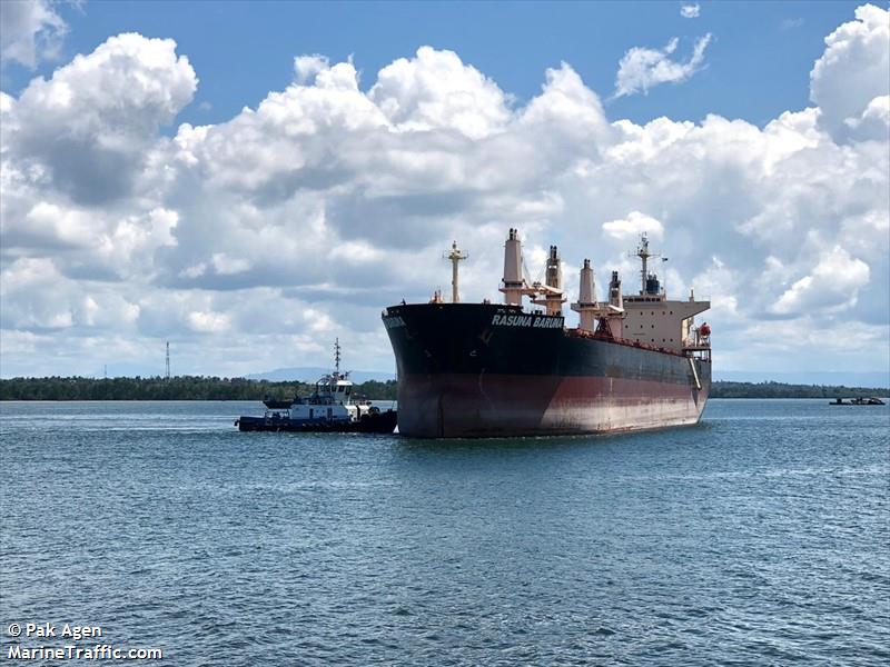 rasuna baruna (Bulk Carrier) - IMO 9397834, MMSI 525112004, Call Sign YCXV2 under the flag of Indonesia