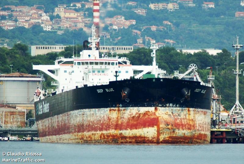 m.t deep blue (Crude Oil Tanker) - IMO 9299903, MMSI 525121017, Call Sign YDCY2 under the flag of Indonesia