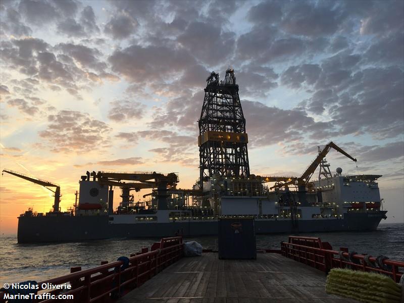 rowan relentless (Drilling Ship) - IMO 9672961, MMSI 538005035, Call Sign V7AO2 under the flag of Marshall Islands