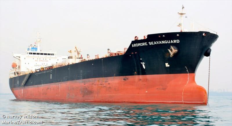 ardmore seavanguard (Chemical/Oil Products Tanker) - IMO 9637088, MMSI 538005249, Call Sign V7CE3 under the flag of Marshall Islands