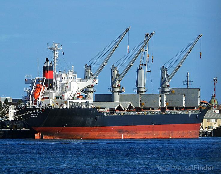 eastern hope (Bulk Carrier) - IMO 9700847, MMSI 538005766, Call Sign V7GV2 under the flag of Marshall Islands