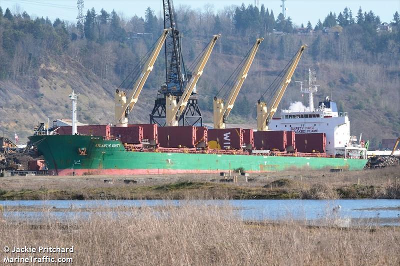 atlantis unity (Bulk Carrier) - IMO 9594444, MMSI 538007515, Call Sign V7SR6 under the flag of Marshall Islands