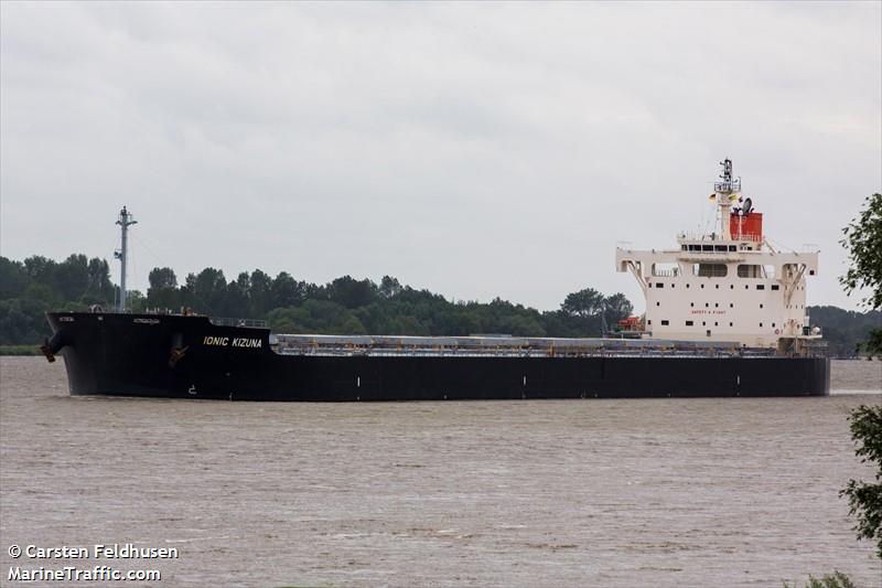 ionic kizuna (Bulk Carrier) - IMO 9582532, MMSI 565994000, Call Sign 9V3083 under the flag of Singapore