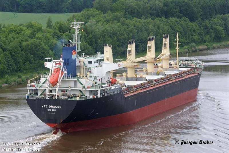 vtc dragon (Bulk Carrier) - IMO 9335460, MMSI 574493000, Call Sign 3WSU under the flag of Vietnam