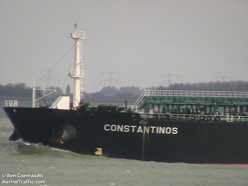constantinos (Crude Oil Tanker) - IMO 9406910, MMSI 636013380, Call Sign A8MN4 under the flag of Liberia