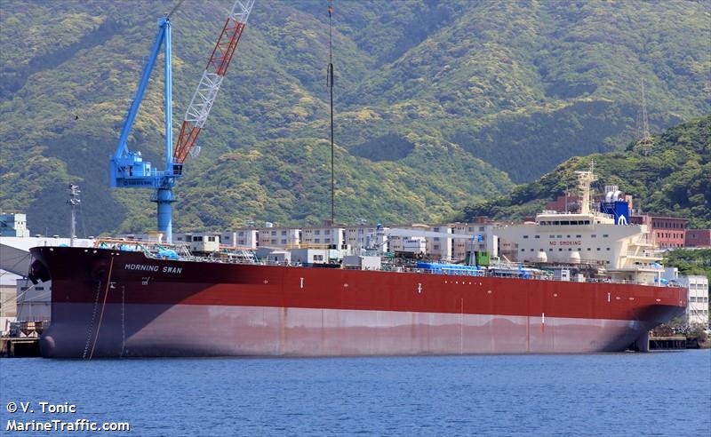 morning swan (Oil Products Tanker) - IMO 9665803, MMSI 636016414, Call Sign D5GB8 under the flag of Liberia