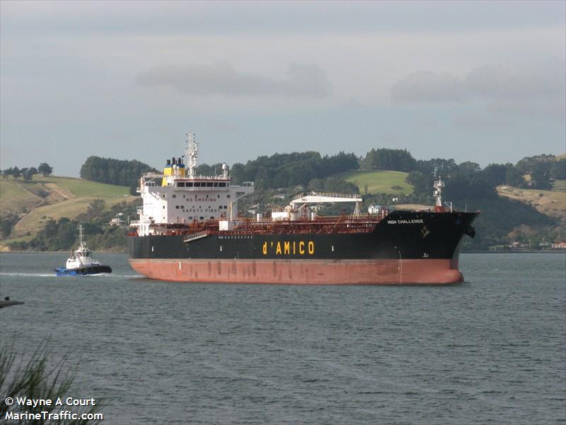 high challenge (Chemical/Oil Products Tanker) - IMO 9740586, MMSI 636017622, Call Sign D5LX9 under the flag of Liberia