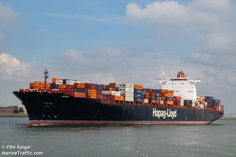 jazan (Container Ship) - IMO 9349540, MMSI 636017673, Call Sign D5ME4 under the flag of Liberia