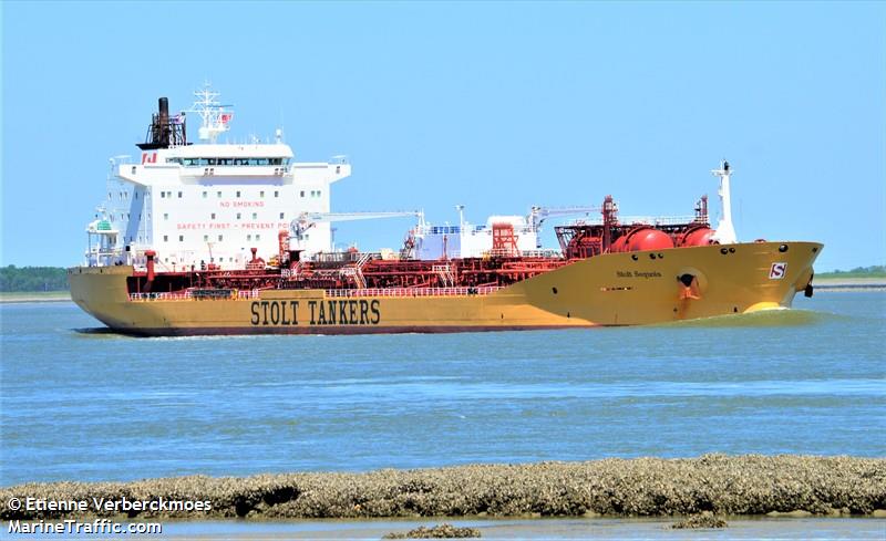 stolt sequoia (Chemical/Oil Products Tanker) - IMO 9235062, MMSI 636017834, Call Sign D5MX6 under the flag of Liberia