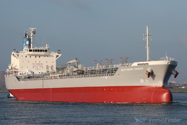 southern shark (Chemical/Oil Products Tanker) - IMO 9821299, MMSI 636018333, Call Sign D5PG4 under the flag of Liberia