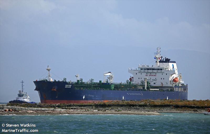 navig8 grace (Chemical/Oil Products Tanker) - IMO 9833656, MMSI 636018604, Call Sign D5QM7 under the flag of Liberia