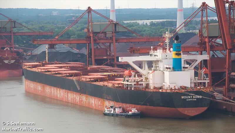 mount song (Bulk Carrier) - IMO 9564279, MMSI 636020152, Call Sign D5XX8 under the flag of Liberia