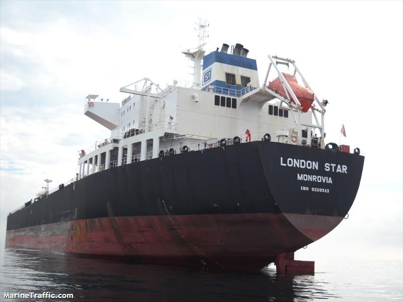 london star (Crude Oil Tanker) - IMO 9330343, MMSI 636091196, Call Sign A8KN4 under the flag of Liberia