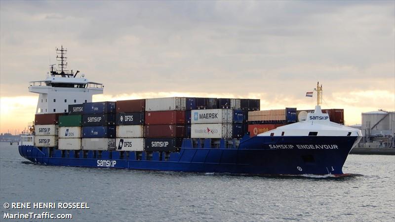 samskip endeavour (Container Ship) - IMO 9436290, MMSI 209380000, Call Sign 5BEY3 under the flag of Cyprus