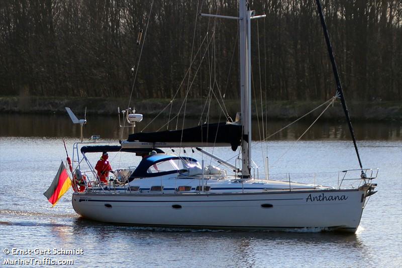 anthana (Sailing vessel) - IMO , MMSI 211158080, Call Sign DK 9909 under the flag of Germany