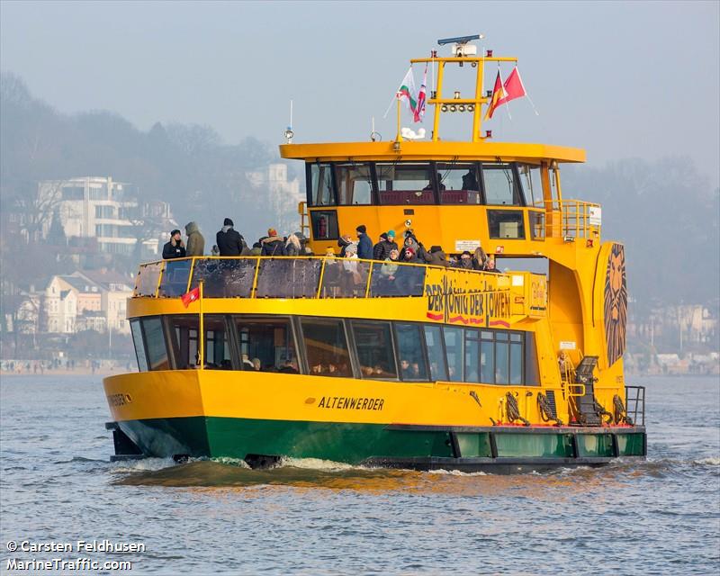 altenwerder (Passenger ship) - IMO , MMSI 211263850, Call Sign DA8805 under the flag of Germany