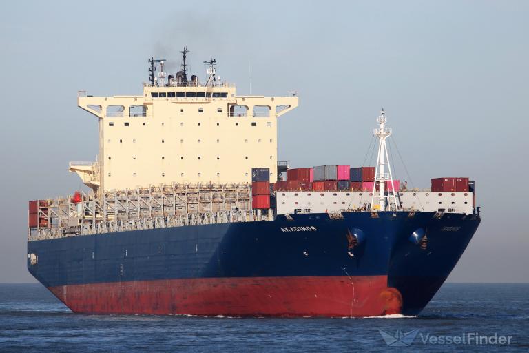 akadimos (Container Ship) - IMO 9706308, MMSI 215499000, Call Sign 9HA5144 under the flag of Malta
