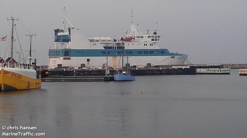 ane laesoe (Passenger/Ro-Ro Cargo Ship) - IMO 9107370, MMSI 219000734, Call Sign OXXL under the flag of Denmark