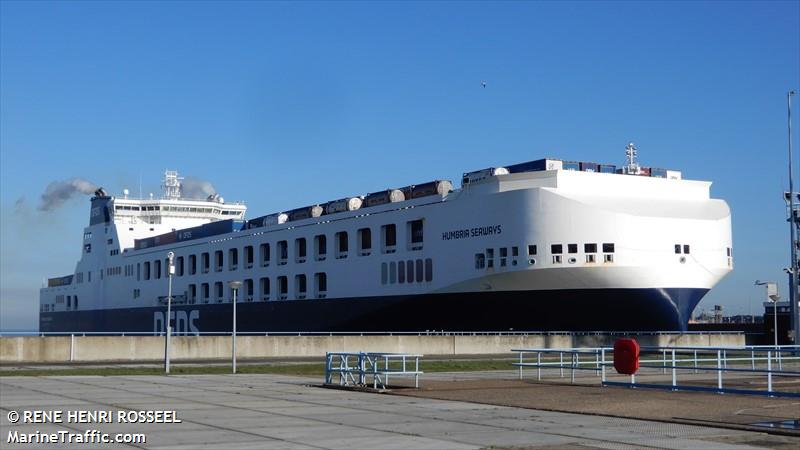 humbria seaways (Ro-Ro Cargo Ship) - IMO 9832597, MMSI 219281000, Call Sign OXOC2 under the flag of Denmark