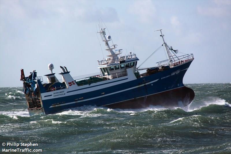 borkumrif (Fishing vessel) - IMO , MMSI 219956000, Call Sign OWRG under the flag of Denmark