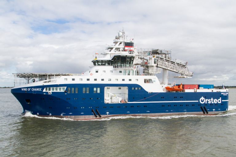 wind of change (Offshore Support Vessel) - IMO 9823663, MMSI 226341000, Call Sign FLBW under the flag of France