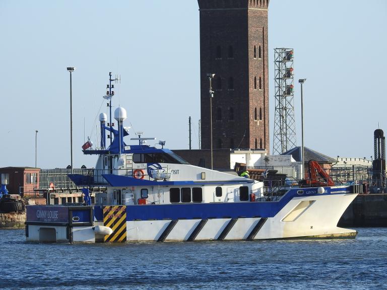 ginny louise (Passenger ship) - IMO , MMSI 235090162, Call Sign 2FCV4 under the flag of United Kingdom (UK)