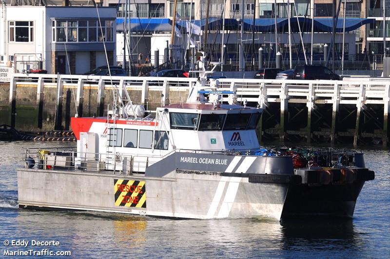 mareel ocean blue (HSC) - IMO , MMSI 235112231, Call Sign 2IRQ8 under the flag of United Kingdom (UK)