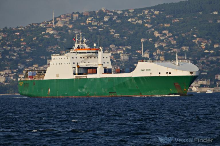 anvil point (Ro-Ro Cargo Ship) - IMO 9248540, MMSI 235572000, Call Sign VQBR7 under the flag of United Kingdom (UK)