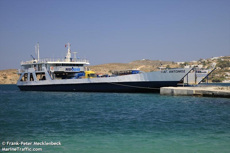 ag.antonios (Passenger/Ro-Ro Cargo Ship) - IMO 9027099, MMSI 237112600, Call Sign SV 4218 under the flag of Greece