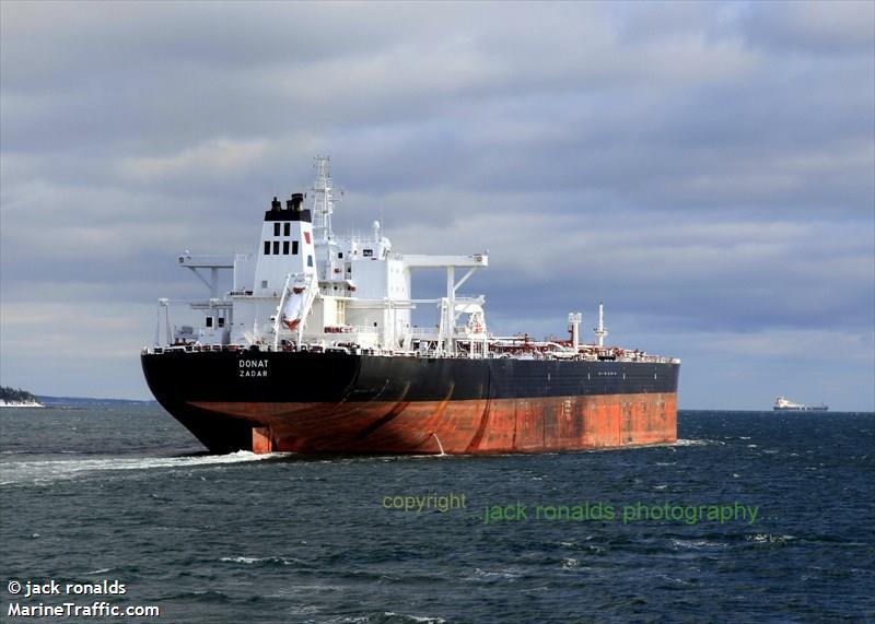 donat (Crude Oil Tanker) - IMO 9318539, MMSI 238233000, Call Sign 9AA6017 under the flag of Croatia