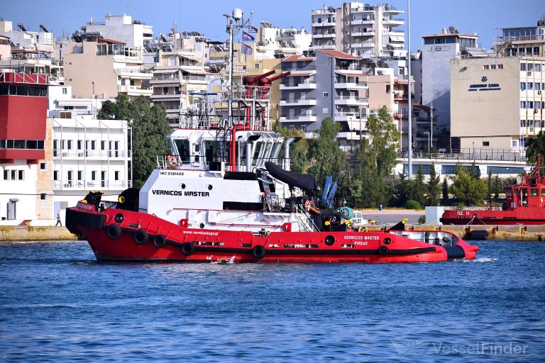 vernicos master (Tug) - IMO 9381469, MMSI 240917000, Call Sign SVA2352 under the flag of Greece