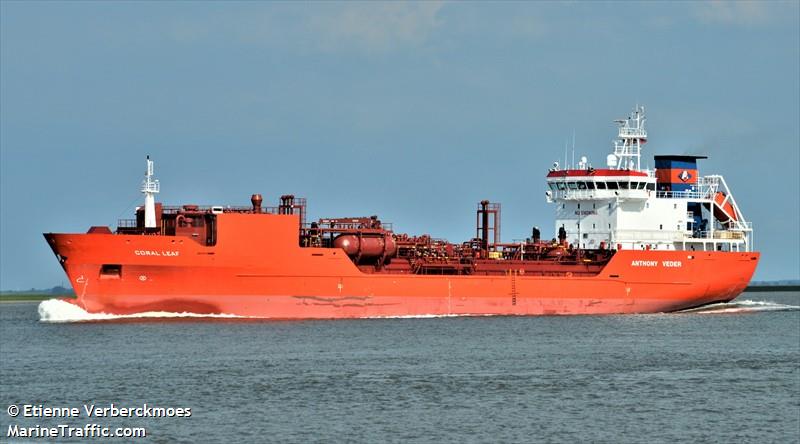 coral leaf (LPG Tanker) - IMO 9404625, MMSI 244036000, Call Sign PHNI under the flag of Netherlands