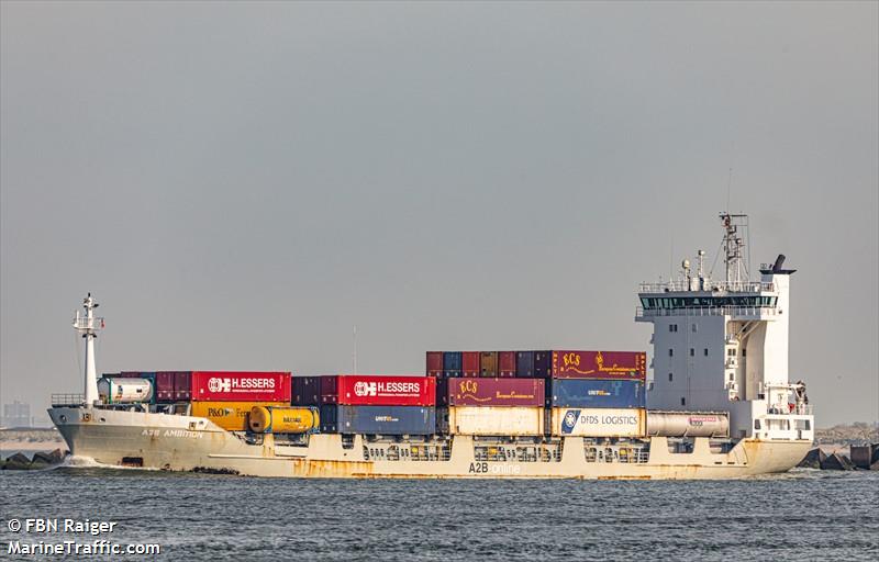 a2b ambition (Container Ship) - IMO 9113745, MMSI 244170750, Call Sign PDKX under the flag of Netherlands