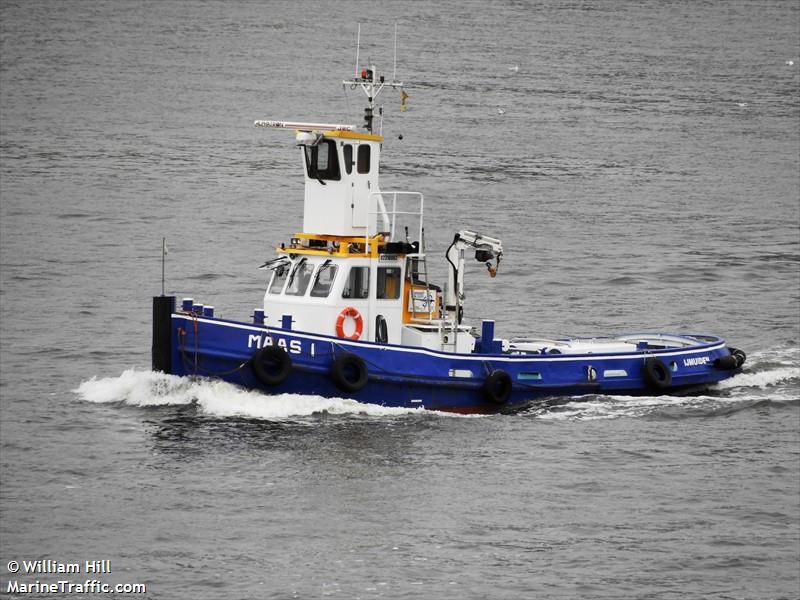 maas 1 (Tug) - IMO , MMSI 244650363 under the flag of Netherlands