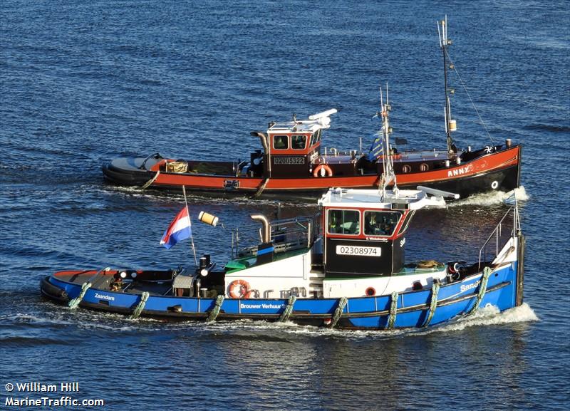 sandra (Tug) - IMO , MMSI 244670035, Call Sign PF6398 under the flag of Netherlands