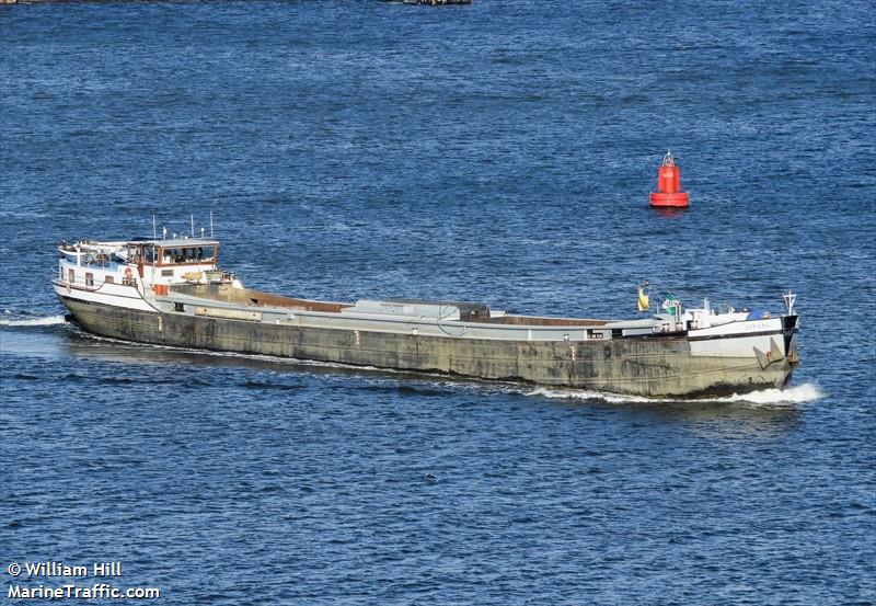 adriana (Cargo ship) - IMO , MMSI 244670599, Call Sign PE3865 under the flag of Netherlands