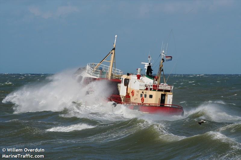 maartje (Supply Tender) - IMO 7117400, MMSI 244692000, Call Sign PFRI under the flag of Netherlands