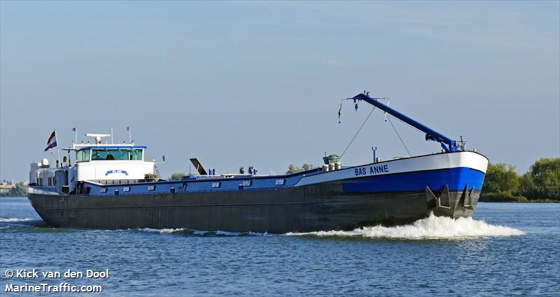 bas anne (Cargo ship) - IMO , MMSI 244700650, Call Sign PG5078 under the flag of Netherlands