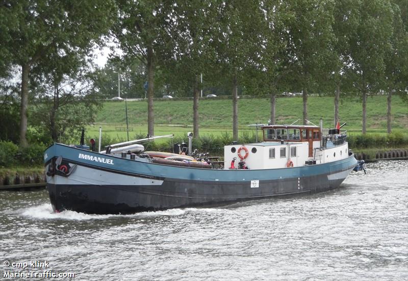 immanuel (Pleasure craft) - IMO , MMSI 244710405, Call Sign PI2258 under the flag of Netherlands