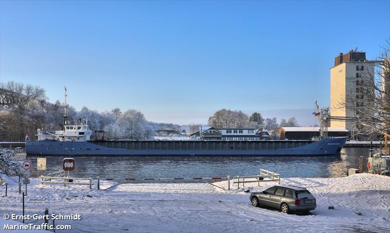 westewind (General Cargo Ship) - IMO 9201970, MMSI 245029000, Call Sign PBJC under the flag of Netherlands