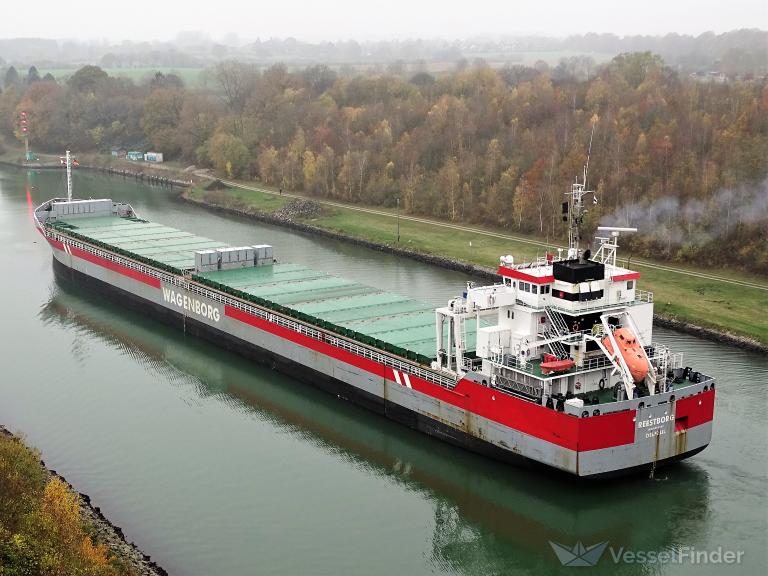 reestborg (General Cargo Ship) - IMO 9592563, MMSI 246837000, Call Sign PCSH under the flag of Netherlands