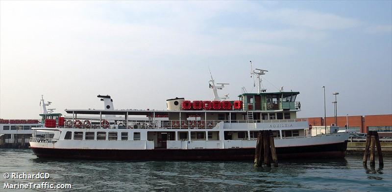 aquileia (Passenger Ship) - IMO 8137809, MMSI 247290600, Call Sign IKCN under the flag of Italy