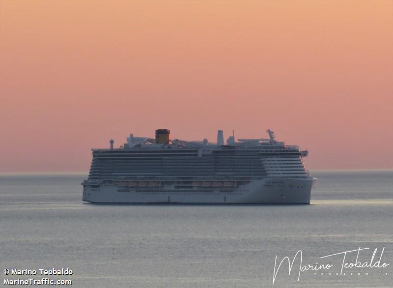 costa smeralda (Passenger (Cruise) Ship) - IMO 9781889, MMSI 247391900, Call Sign IBCA under the flag of Italy