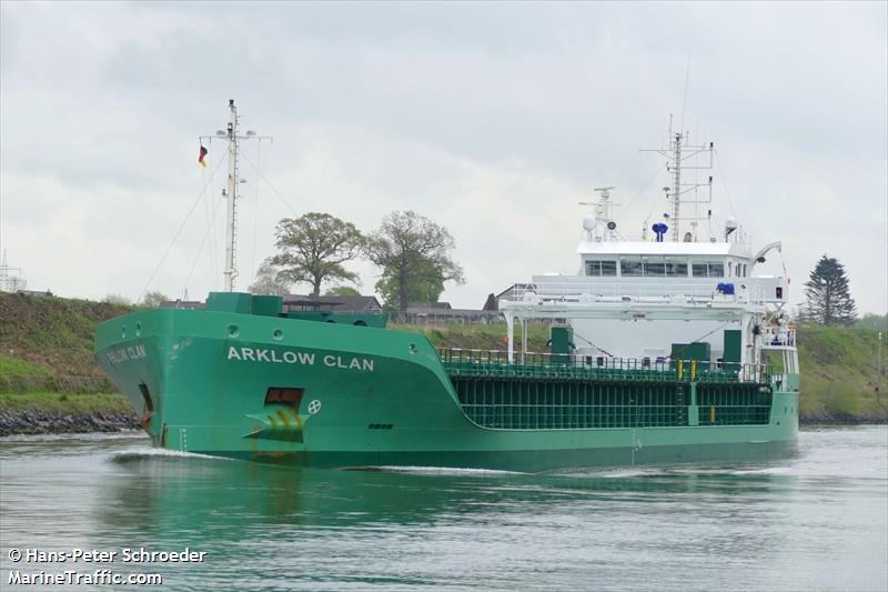 arklow clan (General Cargo Ship) - IMO 9757113, MMSI 250004424, Call Sign EISK6 under the flag of Ireland