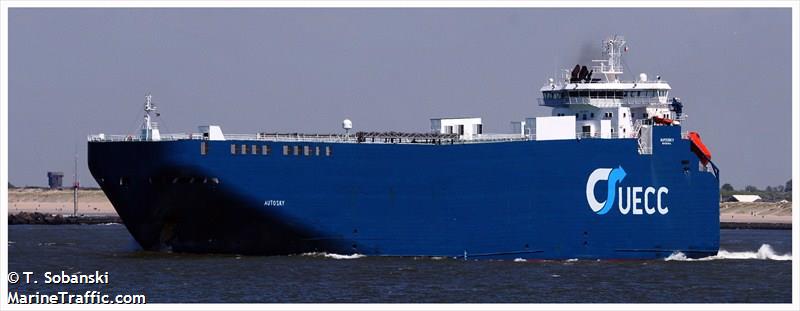 autosky (Vehicles Carrier) - IMO 9206774, MMSI 255801480, Call Sign CQQA under the flag of Madeira